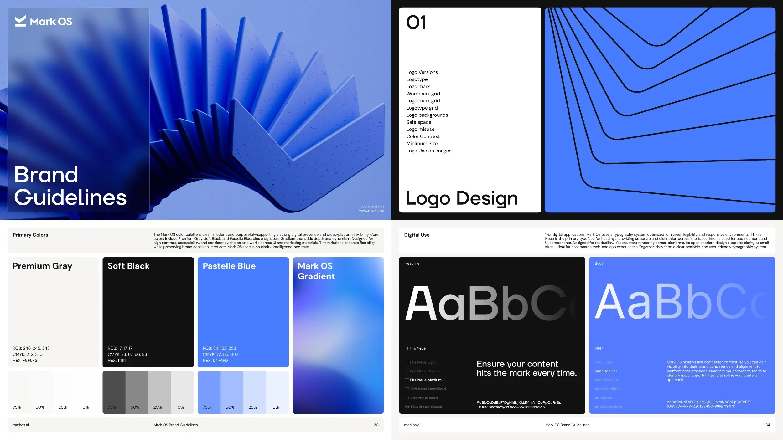 Mark OS Brand Identity and Website for AI Marketing, image 7
