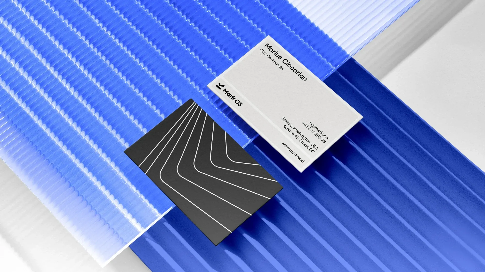 Mark OS Brand Identity and Website for AI Marketing, image 6