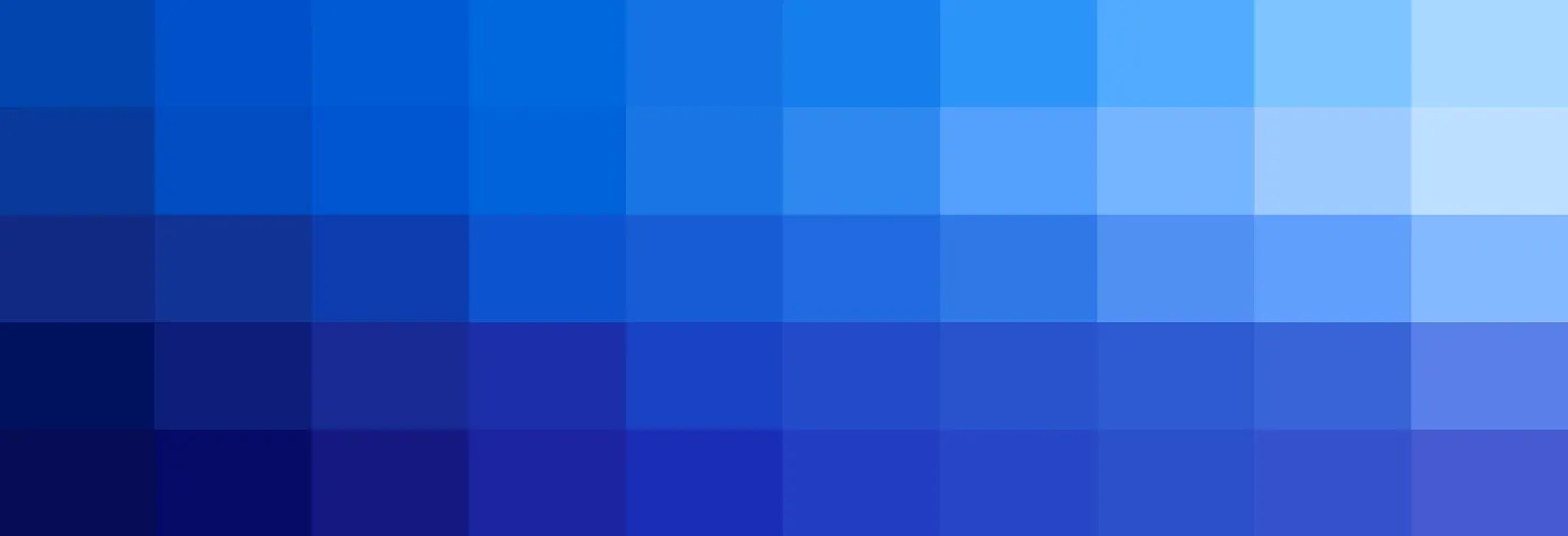 50 Shades of Blue in Branding